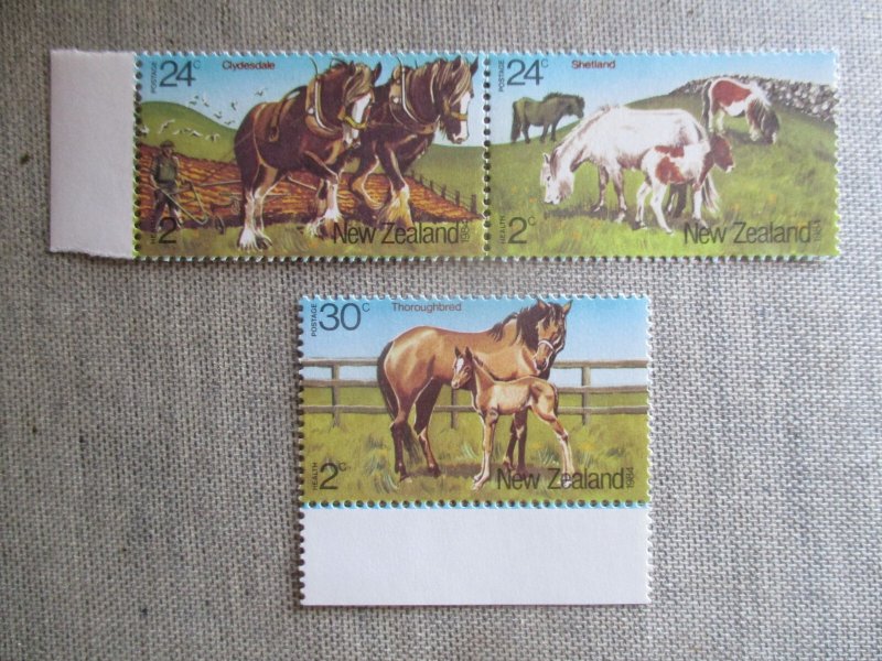 New Zealand, Scott# B118-B120, MNH