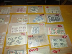 US COLLECTION IN PACKETS, ALL MINT MOSTLY MNH