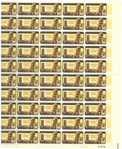 #1204 – 1962 4c Dag Hammarskjold, inverted – MNH OG Sheet