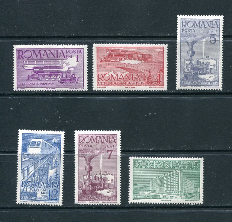 Romania  1939 MI 609-147 MH  CV 17 euro  7760