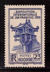 Indo-China Scott 207 MH* Hanoi Pagoda 1939 Golden Gate Expo stamp