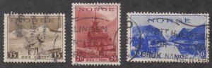 Norway - 1938 - SC 181-83 - Used - Complete set