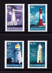 Australia 2002 Lighthouses Set of 4 MNH