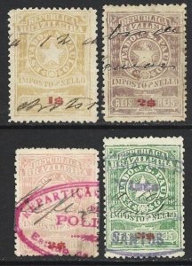 Brazil 1892 Revenue SAO PAULO $1/$5 Selection VG Used-