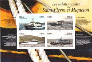 Scott #829 Passenger Boats S/S MNH