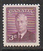 1949 Canada - Sc 286 - MH VF - 1 single - King George VI Postes-Postage