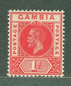 Gambia #71a Unused Single (King)