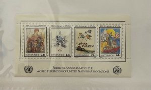 Souvenir Sheet United Nations Scott #493 nh