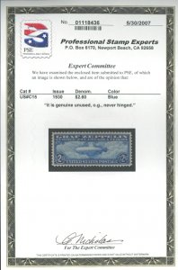 U.S. #C15 MINT WITH PSE CERT OG NH