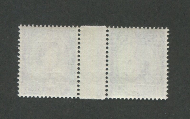Great Britain Postage Stamp #322E MNH VF tête-bêche Pair