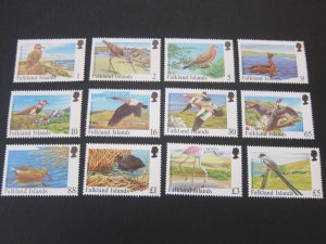 Falkland Islands 1998 Sc 695-98,700-1,703,705-9 bird MNH