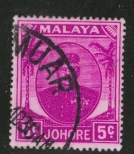 Malaya Jahore Scott 134 used 1949-55