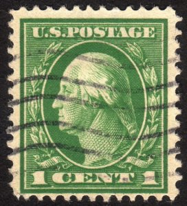 1912, US 1c, Washington, Used, Sc 405