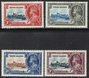 BRITISH VIRGIN ISLANDS 1935 KGV SILVER JUBILEE SET