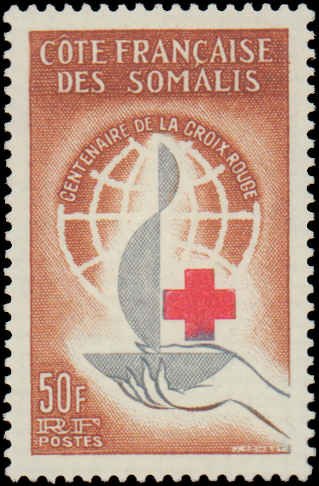 Someli Coast #297, Complete Set, 1963, Red Cross, Never Hinged