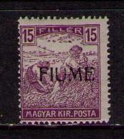 FIUME Sc# 8 MNH VGF Wheat Harvesting