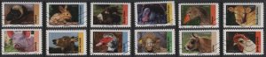 France 5182-5193 (used set of 12) farm animals (2017)