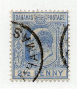 Bahamas - SG# 73 Used - wmk multi crown CA      /        Lot 0924178