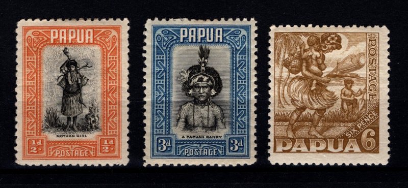 Papua 1932-40 Various [Unused]