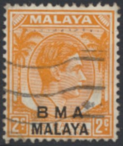 Straits Settlements  OPT BMA Malaya  SC# 257   Used  see details & scans