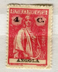 PORTUGUESE ANGOLA; 1920s early Ceres issue fine Mint hinged 4c. value