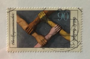 Germany 1981 Scott 1356 used -  90pf,  Development Collaboration