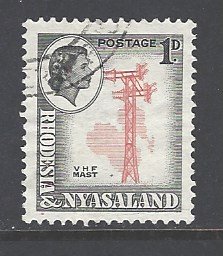 Rhodesia & Nyasaland Sc # 159 used (RS)