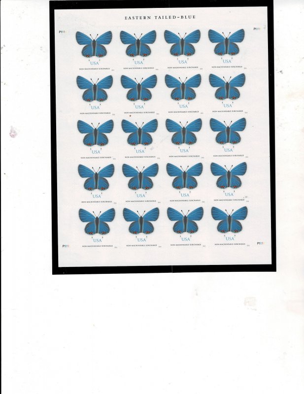 Eastern Tailed Blue Butterfly Non-Macinable US Postage Sheet #5136 VF MNH