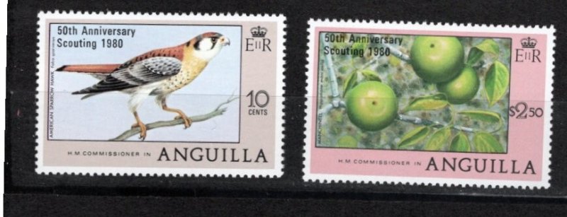 Anguilla 1980 Sc 387-8 MNH Commemorative Perforate