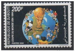 1994 Djibouti Mi. 601 New MNH FIFA Football World Cup WM USA RARE!-