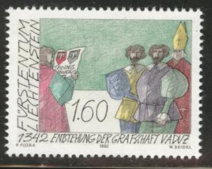 LIECHTENSTEIN Scott 990 MNH** 1992 stamp CV$2.50