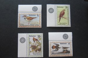 Bahamas Sc 576-579 Birds (Traffic) Set MNH