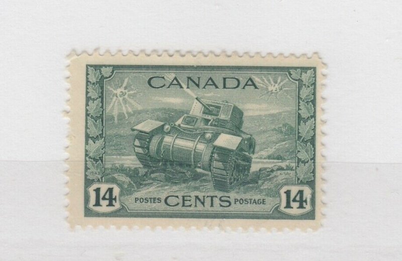 Canada 1942 14c Dull Green SG385 MLH JK2234