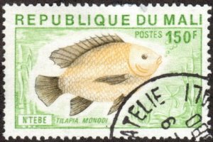 Mali 259 - Cto - 150fr Tilapia (1976) (cv $0.55)