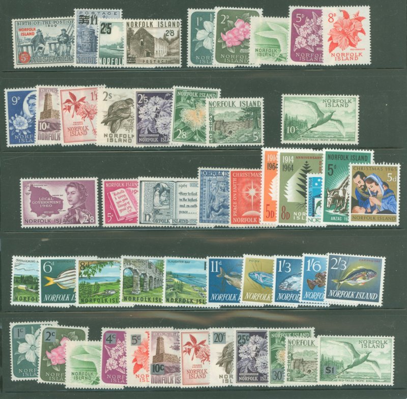 Norfolk Island #25-82  Single (Complete Set)