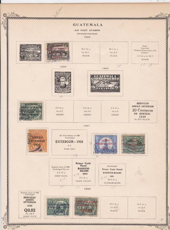 guatemala stamps page ref 17216