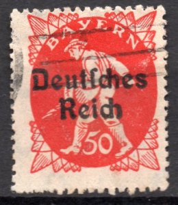 [AC] Bayern Germany 1920 Sc #262 Mi 125 *USED*