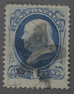 United States #156 Used VF Good Color Star Cancel