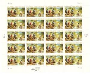 #3316 California Gold Rush Full Sheet NH