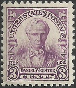 # 725 Mint Never Hinged ( MNH ) Violet Daniel Webster