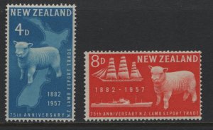NEW ZEALAND, 316-317    MINT HINGED