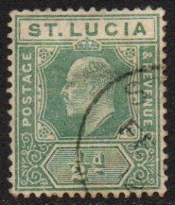 St. Lucia Sc #57 Used