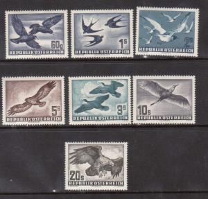 Austria #C54 - #C60 VF/NH Set