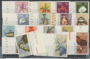 South Africa #408-423  Single (Complete Set) (Flowers)