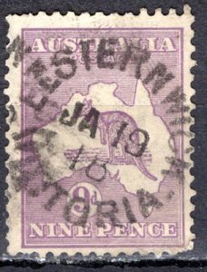 Australia; 1915: Sc. # 50a: Die II Used Single Stamp