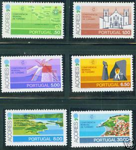 AZORES  Scott 316-21  MNH** 1980 Tourism set CV$3.60