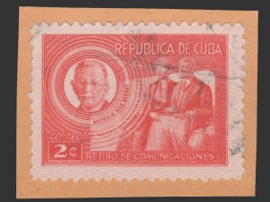 LATIN AMERICA STAMP 1947  SCOTT # 408. USED. # 2. ON PAPER