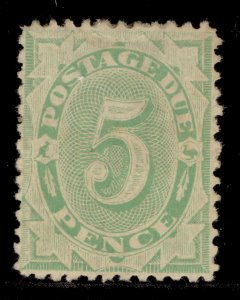 AUSTRALIA EDVII SG D17, 5d emerald-green, M MINT. Cat £70.