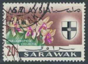 Sarawak  SC# 234 Used Orchids Flowers see details & scans