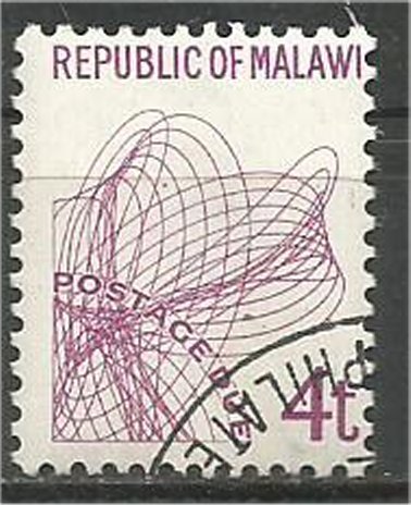 MALAWI 1998 used 4t POSTAGE DUE Scott J8